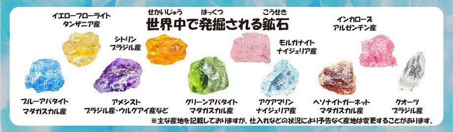 鉱石資源の情報