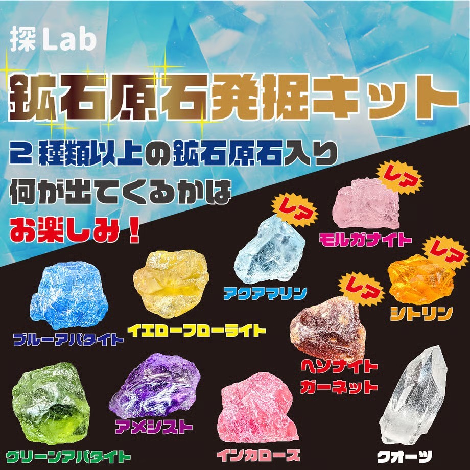 鉱石発掘キットのパッケージ